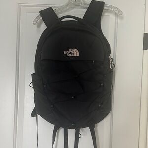 The North Face Black Backpack with Front Bungee